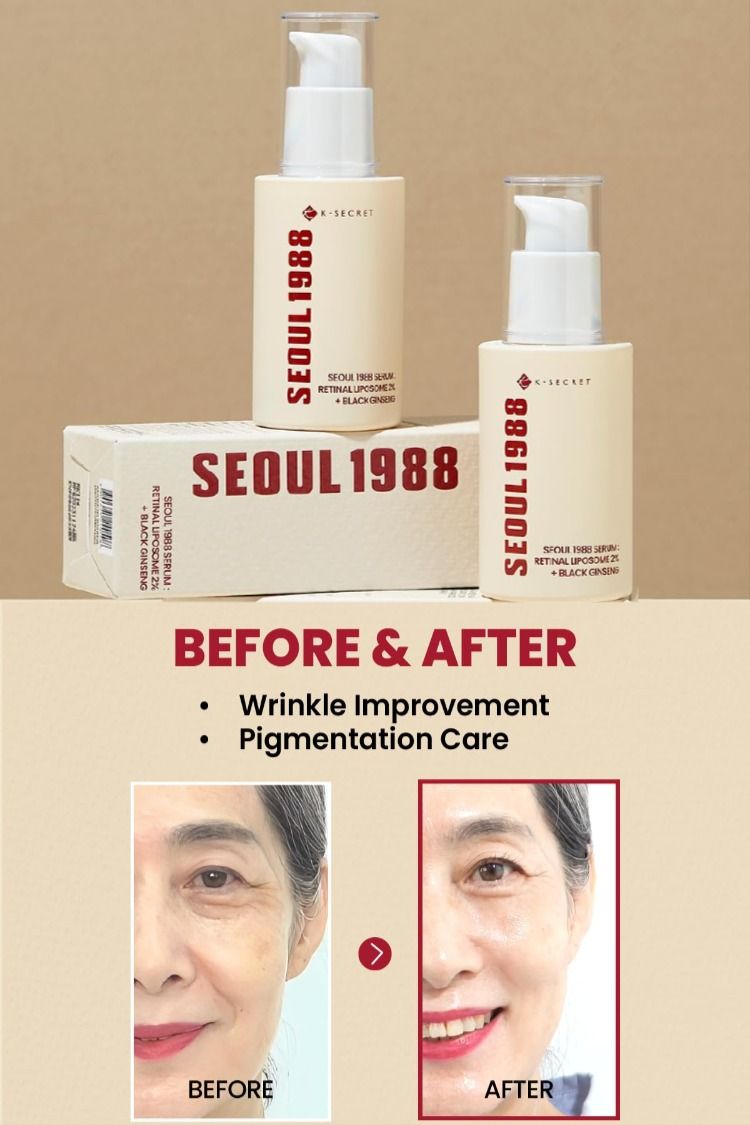 SEOUL 1988 Serum : Retinal Liposome 2% + Black Ginseng 30ml