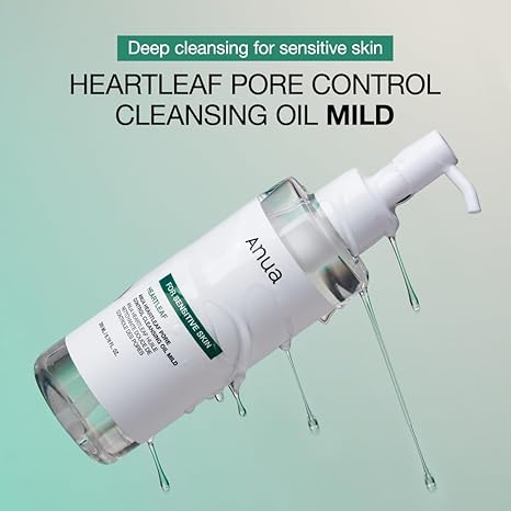 Anua heartleaf Pore Control Cleansing Oil Mild (For sensitive Skin)