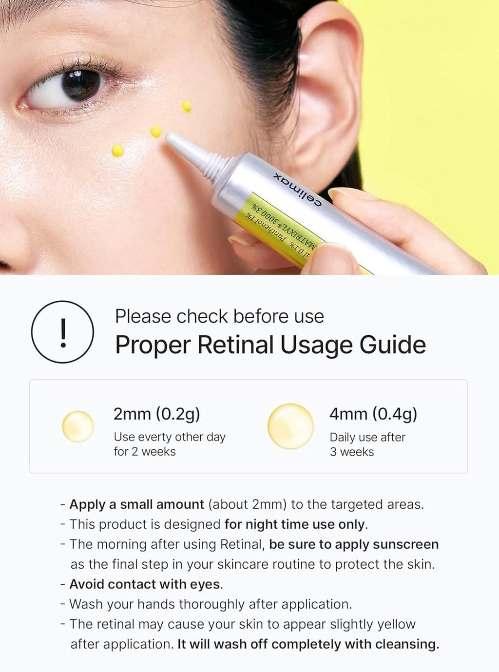 Celimax Retinal Shot Tightening Booster 15 ML.