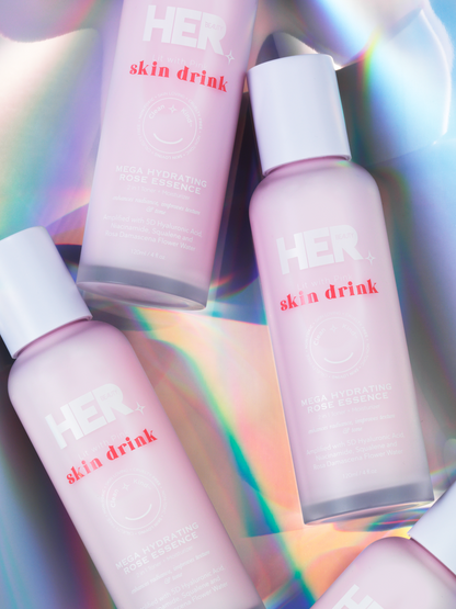 skin drink Hydrating Rose Essence | 2 in1 Toner Plus Moisturizer
