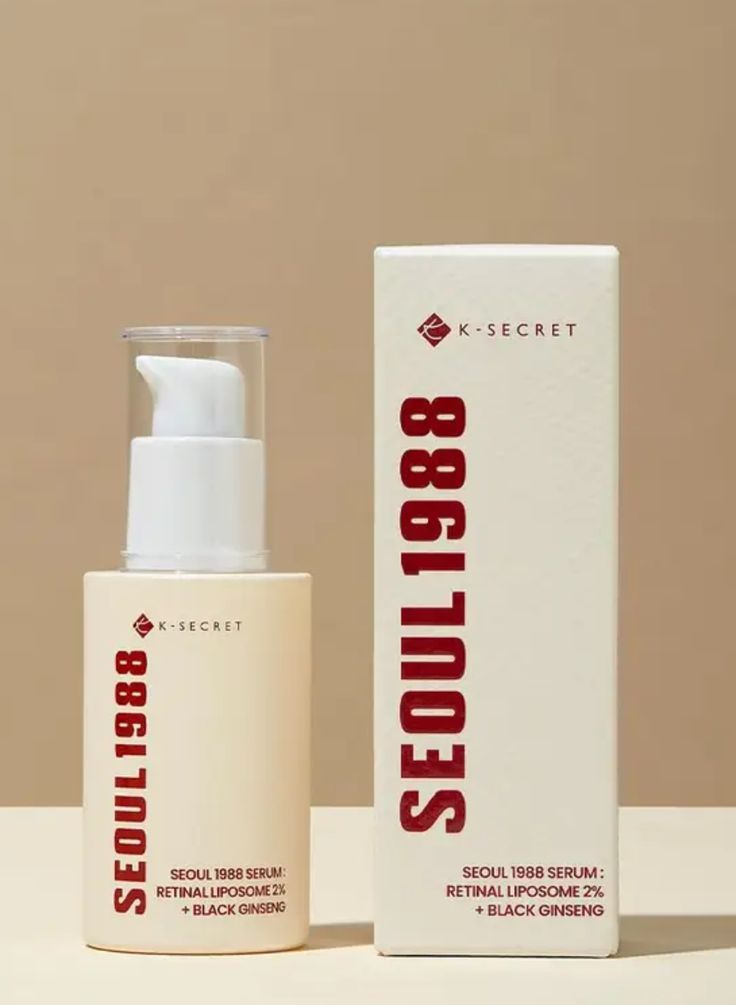 SEOUL 1988 Serum : Retinal Liposome 2% + Black Ginseng 30ml