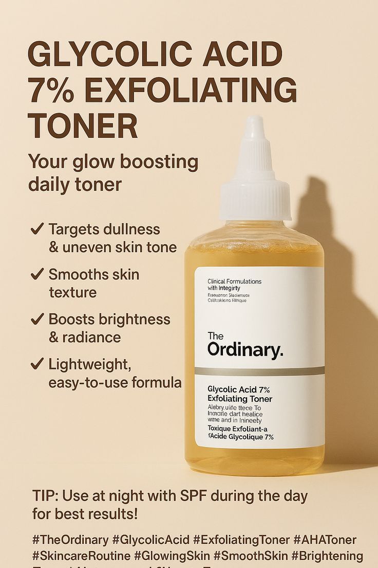 Glycolic Acid 7% Toning Solution – 240ML